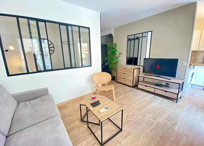 Daire La Bergerie Scls - Clim, Wifi, Centre-ville Cannes